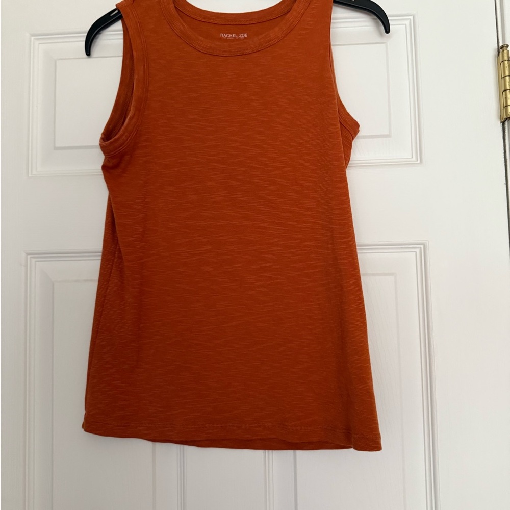 Rachel Zoe Burnt Orange Tank Top